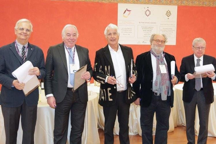 Da sinistra: Elvilino Zangrandi, Annibale Toffolo, Cleto Munari, Luca Fois e Alberto Gozzi